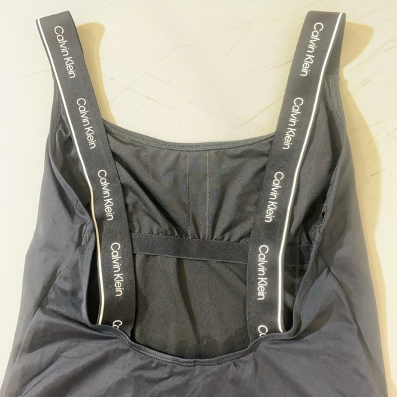 One-Piece Swimsuit Calvin Klein XL Logo Strap Classic Scoop - Picture 3 of 11